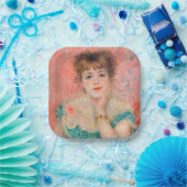 Assiettes En Carton Pierre-Auguste Renoir - Actrice Jeanne Samary (Fête)