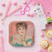 Assiettes En Carton Pierre-Auguste Renoir - Actrice Jeanne Samary (Fête)