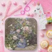 Assiettes En Carton Pierre-Auguste Renoir Bouquet de printemps (Fête)