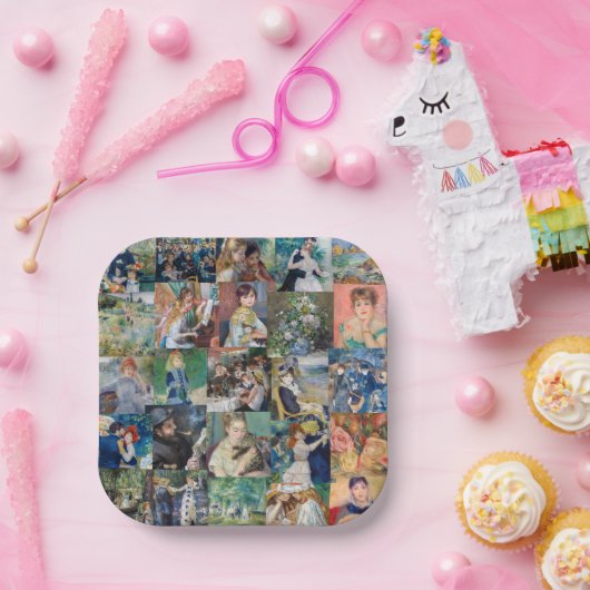 Assiettes En Carton Pierre-Auguste Renoir - Chefs-d'oeuvre (Fête)