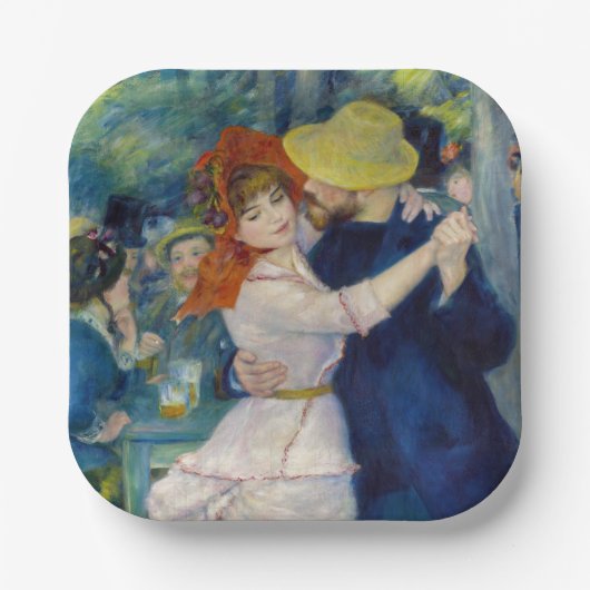 Assiettes En Carton Pierre-Auguste Renoir - Danse à Bougival (Recto)
