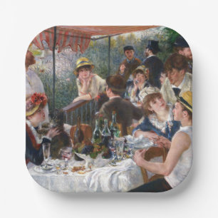 Assiettes En Carton Pierre-Auguste Renoir - Déjeuner de la fête nautiq