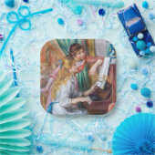 Assiettes En Carton Pierre Auguste Renoir - Jeunes filles au piano (Fête)