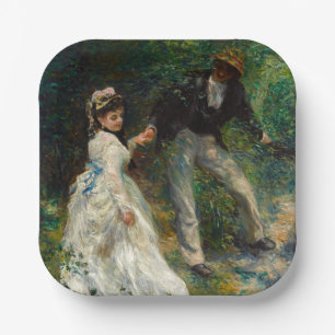Assiettes En Carton Pierre-Auguste Renoir - La Promenade