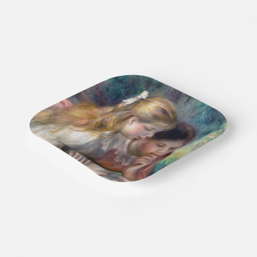 Assiettes En Carton Pierre-Auguste Renoir - Lecture (Angulaire)