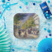 Assiettes En Carton Pierre-Auguste Renoir - Paris, Grands Boulevards (Fête)