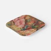 Assiettes En Carton Pierre-Auguste Renoir - Rose (Angulaire)