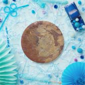 Assiettes En Carton Pierre d'ardoise (Fête)