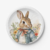 Assiettes En Carton Pierre de lapin (Devant)
