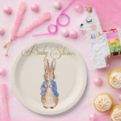 Assiettes En Carton Pierre le Baby shower lapin (Fête)