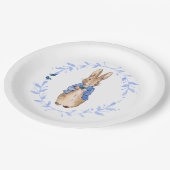 Assiettes En Carton Pierre le lapin (Angle)