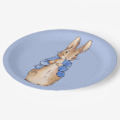 Assiettes En Carton Pierre le lapin (Angle)