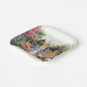 Assiettes En Carton Pierre le lapin dans son jardin (Angulaire)