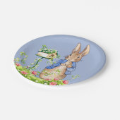 Assiettes En Carton Pierre le lapin dans son jardin (Angle)