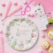 Assiettes En Carton Pierre le lapin Premier anniversaire (Fête)