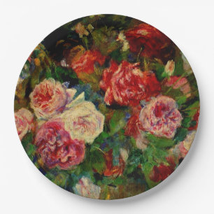 Assiettes En Carton Pierre Renoir peinture, Rose, oeuvres d'art célèbr