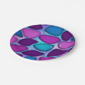 Assiettes En Carton Pierres fluviales (Angle)