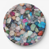 Assiettes En Carton Pierres précieuses (Devant)