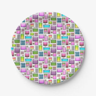 Assiettes En Carton Pierres précieuses et mère de perle
