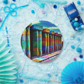 Assiettes En Carton Pierres psychédéliques (Fête)