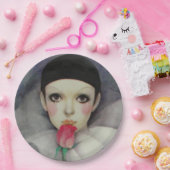 Assiettes En Carton Pierrot, années 1980 (Fête)