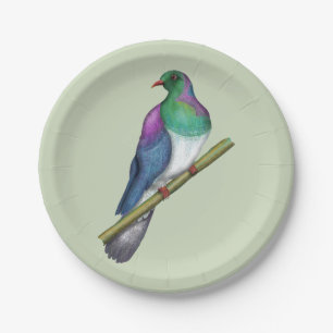 Assiettes En Carton Pigeon de Kereru Wood