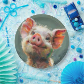 Assiettes En Carton Piglet (Fête)