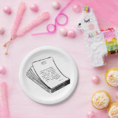 Assiettes En Carton Pile De Papier (Fête)