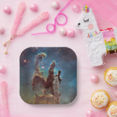 Assiettes En Carton Piliers de création, Aigle Nebula Hubble Space (Fête)