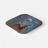 Assiettes En Carton Piliers de création, Aigle Nebula Hubble Space (Angulaire)