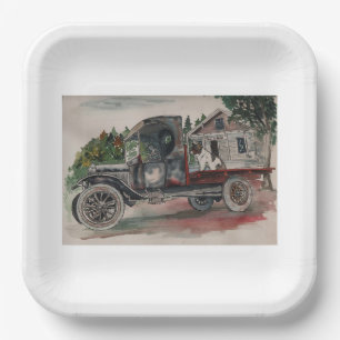 Assiettes En Carton Pilote du siège arrière