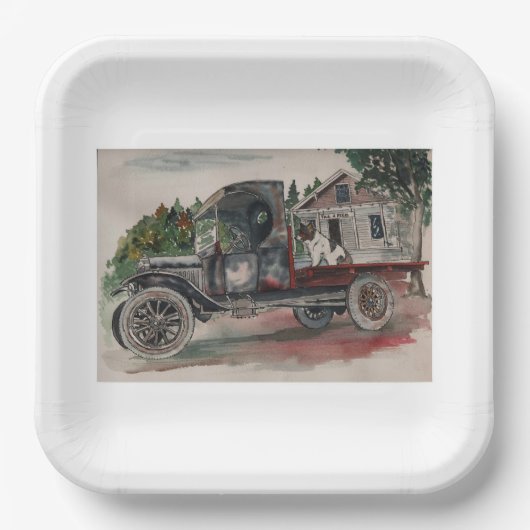 Assiettes En Carton Pilote du siège arrière (Recto)