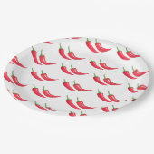 Assiettes En Carton Piment (Angle)