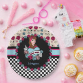 Assiettes En Carton Pin-up, Rock-A-Billy (Fête)