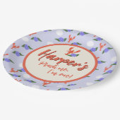 Assiettes En Carton "Pince-moi ! I'm One" Homard côtier Anniversaire (Angle)