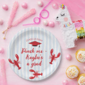 Assiettes En Carton Pinch Me Crawfish & Casquette 2025 Graduation Part (Fête)