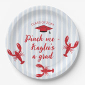 Assiettes En Carton Pinch Me Crawfish & Casquette 2025 Graduation Part (Devant)