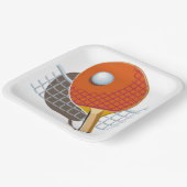 Assiettes En Carton Ping Pong (Angulaire)