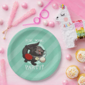 Assiettes En Carton Ping Pong Binturong Tennis Lecteur Bearcat (Fête)