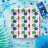 Assiettes En Carton Ping Pong Table Tennis Anniversaire (Fête)