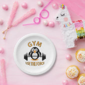 Assiettes En Carton Pingouin avec cloche (Fête)