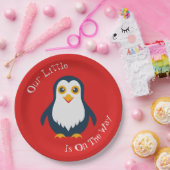 Assiettes En Carton Pingouin bébé (Fête)