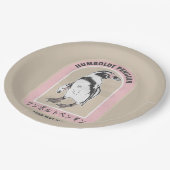 Assiettes En Carton Pingouin de Humbolt écriture japonaise (Angle)