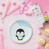 Assiettes En Carton Pingouin mignon (Fête)