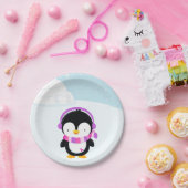 Assiettes En Carton Pingouin mignon (Fête)