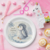 Assiettes En Carton Pingouin mignon arctique (Fête)