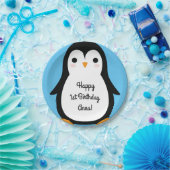 Assiettes En Carton Pingouin mignon Plaques d'hiver 1er anniversaire (Fête)