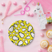 Assiettes En Carton Pingouin mignon Plaques d'hiver 1er anniversaire (Fête)