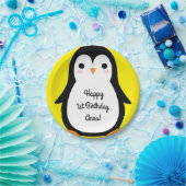 Assiettes En Carton Pingouin mignon Plaques d'hiver 1er anniversaire (Fête)