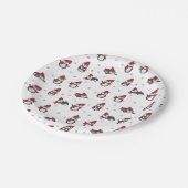 Assiettes En Carton Pingouins mignons Oiseaux d'hiver Animaux de l'Arc (Angle)